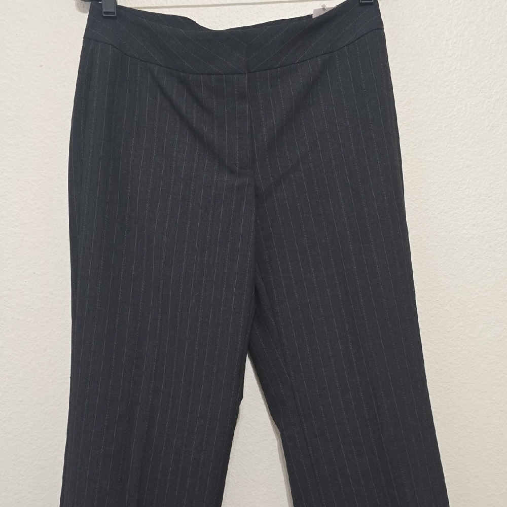 Classiques Entier Charcoal Pinstripe Trousers 8‎